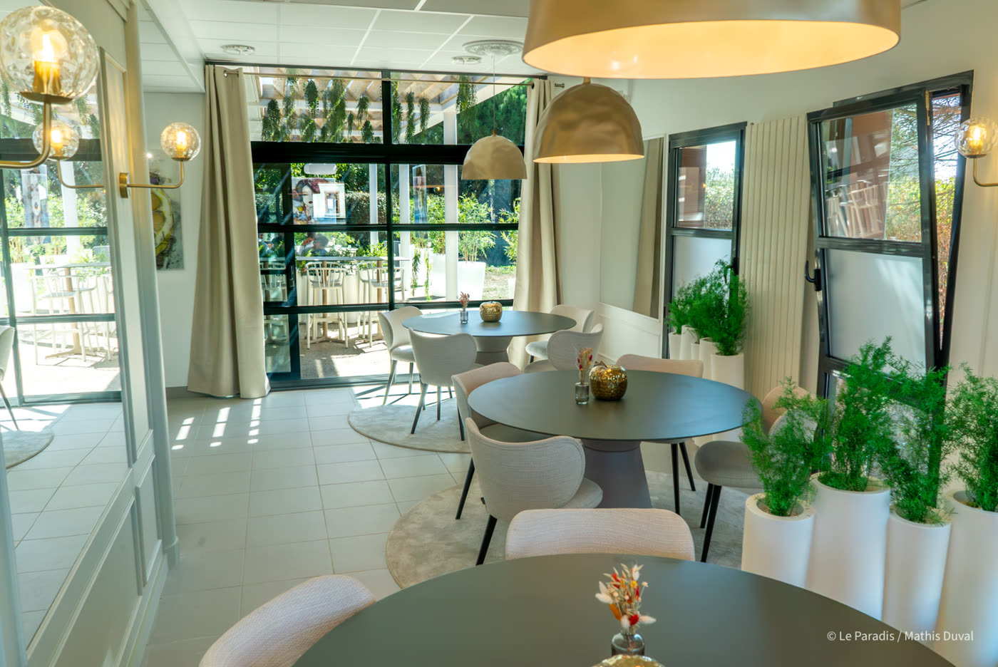 Salon privé Carré Céleste du restaurant Le Paradis